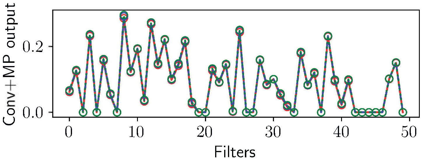 Figure 5A: convolution and pooling output across scales.